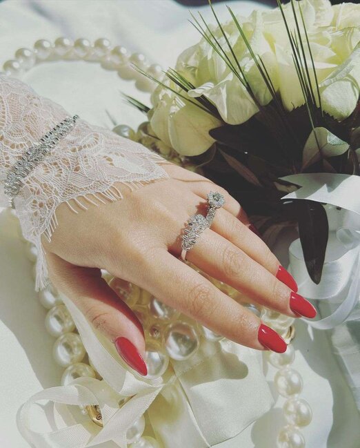 Mina nikahından görüntülər paylaşdı - FOTOLAR