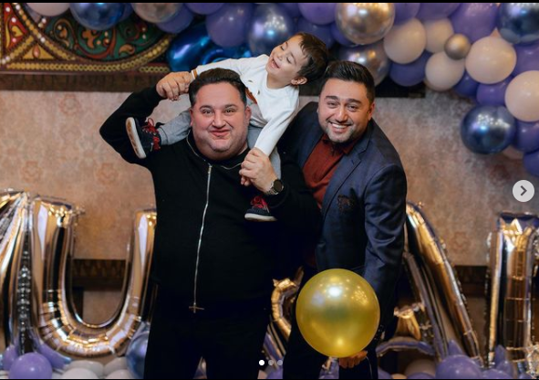 Müşviq Şahverdiyev oğluna ad günü etdi - FOTOLAR