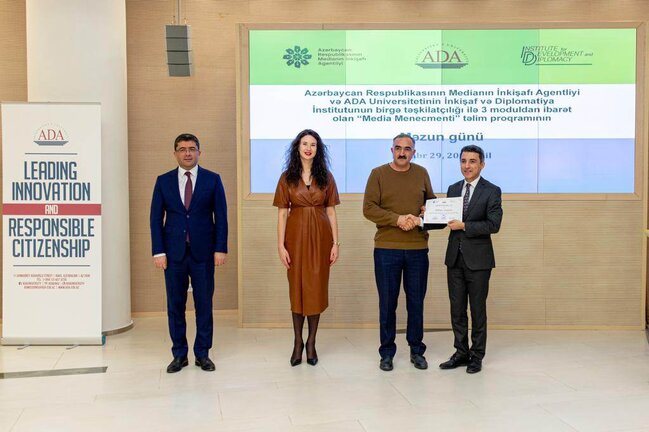 3 moduldan ibarət olan "Media Menecmenti" təlim proqramının üçüncü modulu keçirilib