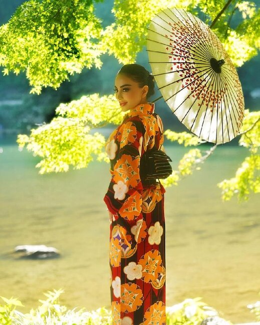 Nanə Yaponiyanın məşhur bambuk meşələrində - Fotolar