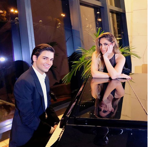 Mədət Quliyevin oğlu Nigar Camalla birlikdə – FOTO