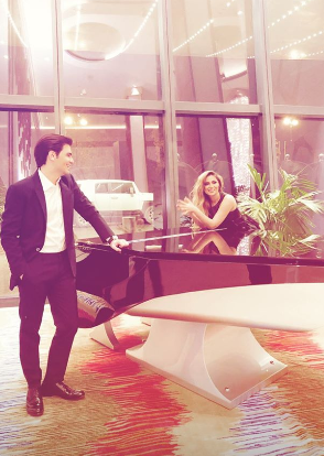 Mədət Quliyevin oğlu Nigar Camalla birlikdə – FOTO