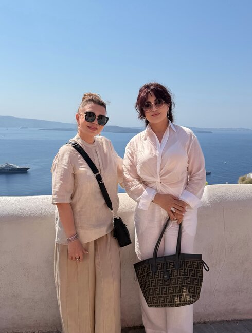 Nəzakət Teymurova ilə Ceyran Rəhimova Yunanıstanda - Fotolar