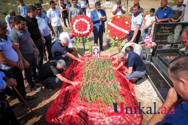 Natəvan Babayeva dəfn olundu - FOTOLAR