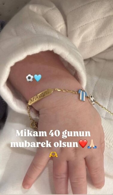 Nəvəsinin fotosunu paylaşıb bunları yazdı