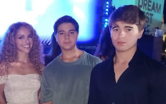 Nigarın qızı Prezidentin nəvələri ilə bir arada - Foto