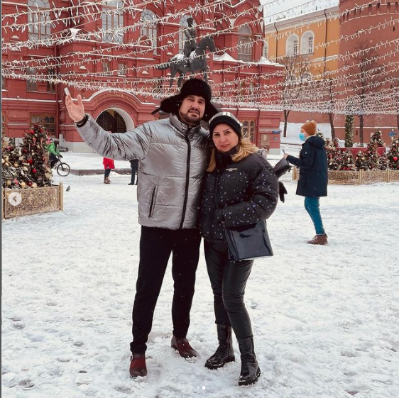 Nadir Qafarzadənin həyat yoldaşı ilə Moskva İSTİRAHƏTİ - FOTO