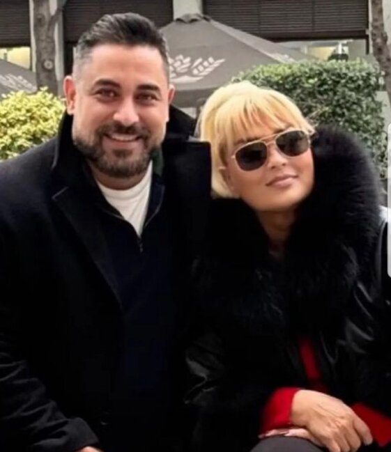 Nüşabə Ələsgərli həyat yoldaşı ilə - Foto