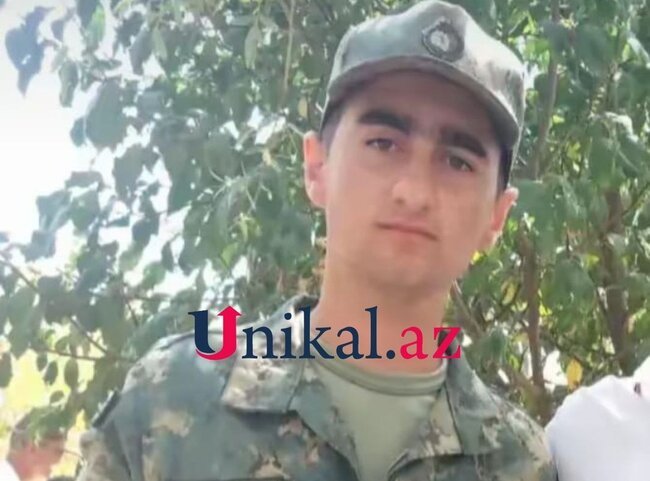 Ordumuzun əsgəri vəfat etdi - Fotolar