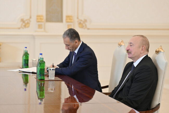 Prezident Vizeri qəbul edib ordenini təqdim etdi - Fotolar