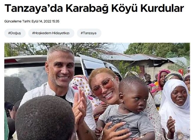 Xoşqədəmlə Doğuşun Afrikada kömək etdiyi kəndə Qarabağ adı verildi