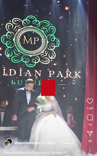 Məktəb direktoru Arifə Balakişiyevanın övladının dəbdəbəli toyu- Aygün, Röya və digərləri...