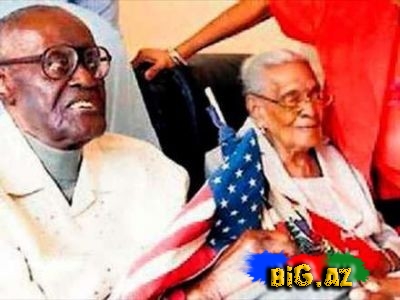 108 yaşını 105 yaşlı arvadı ilə keçirən adam - FOTO