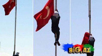 Bayrağı endirən xainin cəzası bəlli oldu - FOTO
