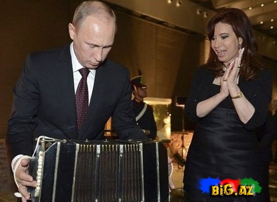 Putin xanım prezidenti heyran etdi - FOTO