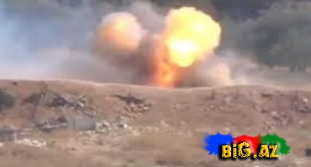 Ordumuz Ermənistanın daha bir hərbi maşınını vurdu - Ara qızışır