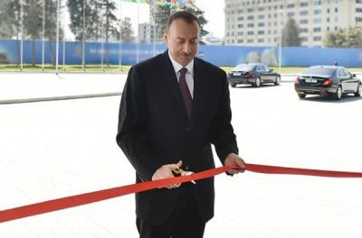 Azərbaycan prezidenti açılışda iştirak edib