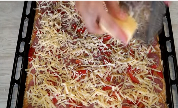 20 dəqiqəyə hazırlanan "lavaş pizza"