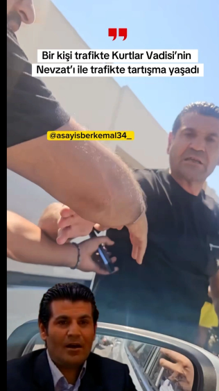 Kurtlar Vadisi"nin aktyorundan ŞOK HƏRƏKƏT - Sürücünün üstünə hücum çəkdi