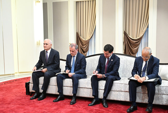 Bişkekdə Azərbaycan və İran prezidentlərinin görüşü olub - FOTO - VİDEO