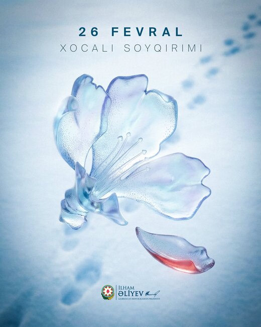 Prezidentin sosial şəbəkə hesablarında Xocalı soyqırımı ilə bağlı paylaşım olundu - Foto