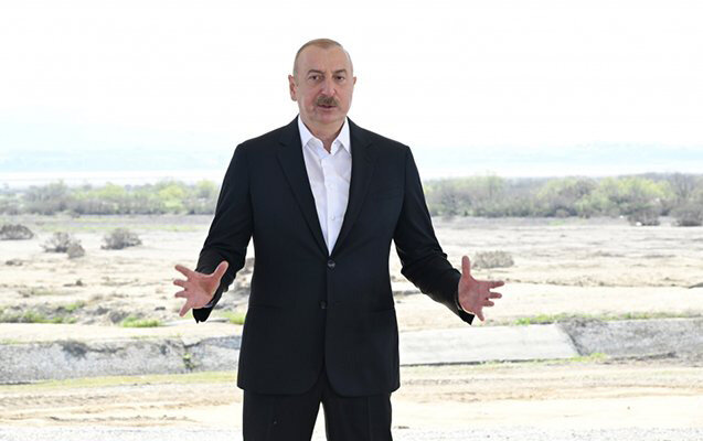 İlham Əliyev "Xocalı" yarımstansiyasının açılışında iştirak etdi