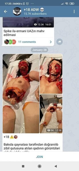 Tikə-tikə doğranan gəlinin meyitinin FOTOSU - ÜRƏYİ ZƏİF OLANLAR BAXMASIN