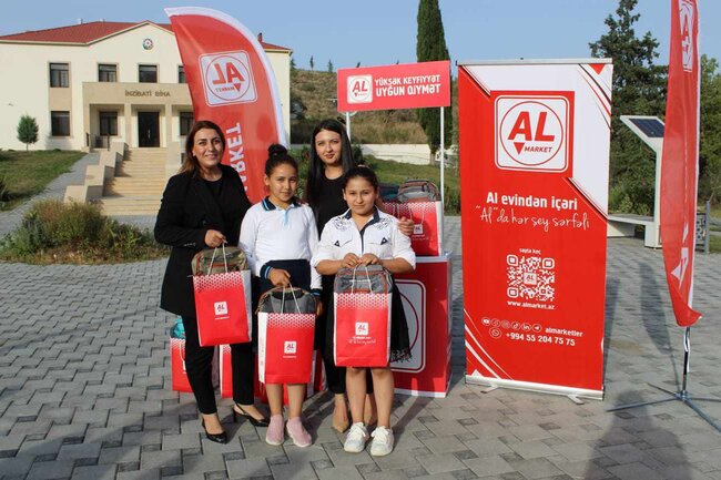 AL Market işğaldan azad olan ərazilərdə "Məktəbə Qayıdış" tədbirləri keçirdi