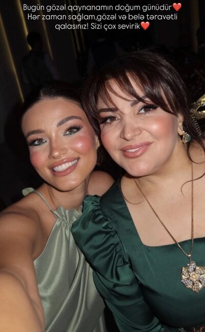 Qayınanasının fotolarını paylaşıb bunları yazdı