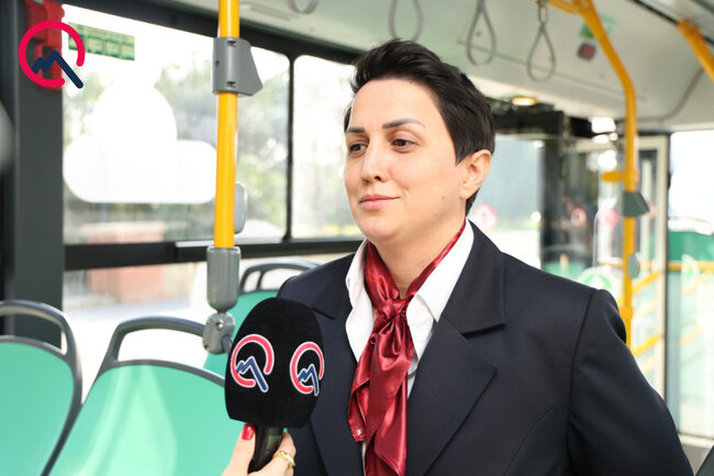 Bu gündən avtobuslarda onları görəcəyik - Qadın sürücülər işə başlayır - Fotolar
