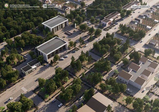 Qaraxanbəyli kəndi belə olacaq - Fotolar