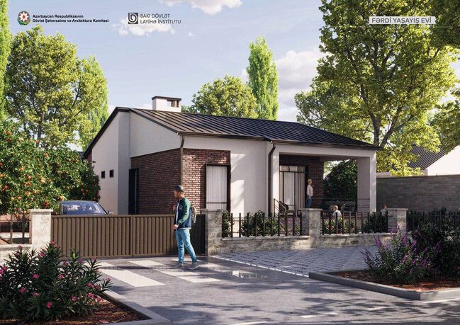 Qaraxanbəyli kəndi belə olacaq - Fotolar