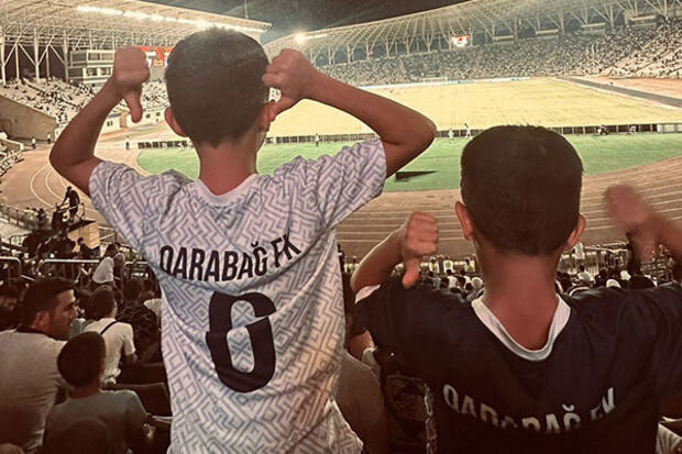 "Qarabağ"ın məğlubiyyətinə ağlayan uşaqlar futbolçudurlar - FOTO/VİDEO