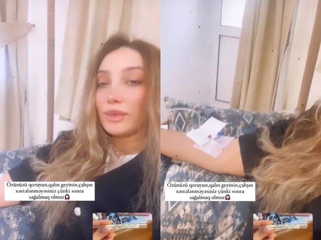 Qarlı havadakı videoları başına bəla oldu