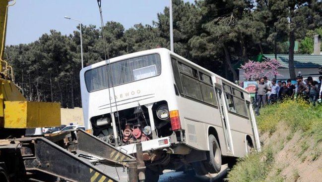 SON DƏQİQƏ! Azərbaycanlıların olduğu avtobus aşdı : 11 nəfər yaralı var