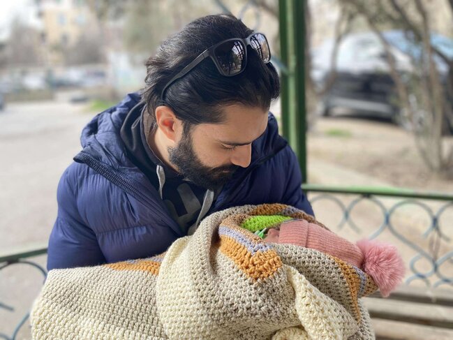 İbrahim qızı ilə - FOTO