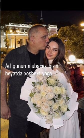 Qızının ad gününü belə təbrik etdi
