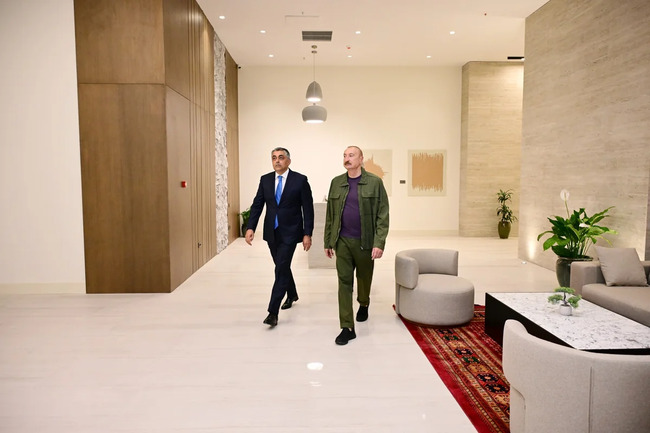 Prezident İlham Əliyev "Xankəndi" hotelinin açılışında iştirak edib