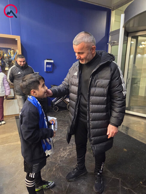 Qurban Qurbanov Əkbərlə belə görüşdü - Video