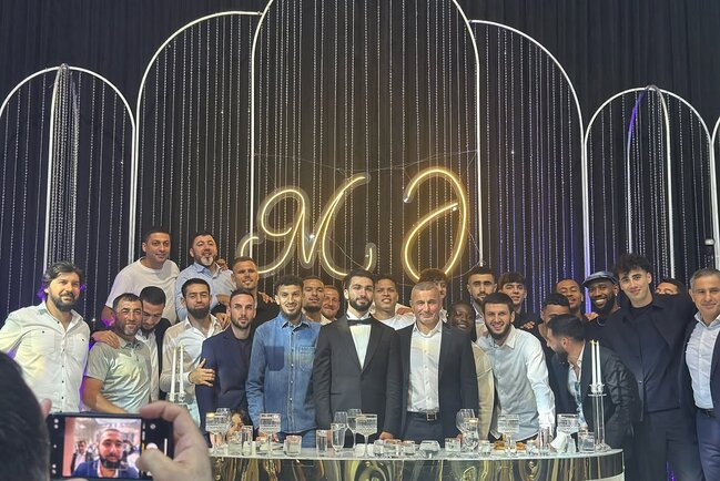 Qurban Qurbanovun oğlunun toyunda nazir də iştirak edibmiş - Fotolar