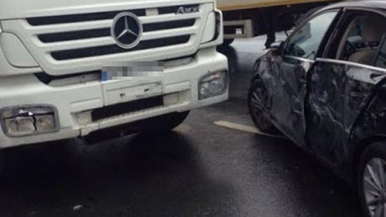 "ATV"nin xanım aparıcısı qəzaya düşdü, yaralandı - FOTOLAR