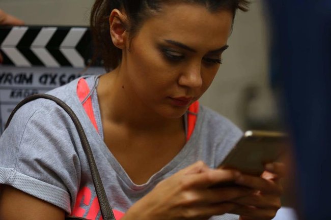 Rəqqasə Oksana elə vəziyyətdə yaxalandı ki... - FOTO