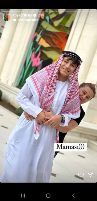 Röya Ayxanın oğlu Hüseynlə yeni FOTOLARI