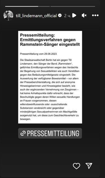 Berlin Prokurorluğu Till Lindemanna qarşı istintaqı bağlayır - FOTO