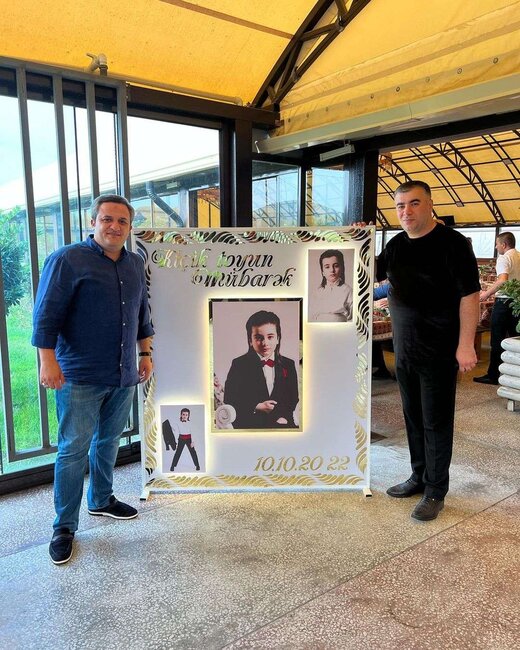 Rəşad Dağlı oğluna kiçik toy etdi