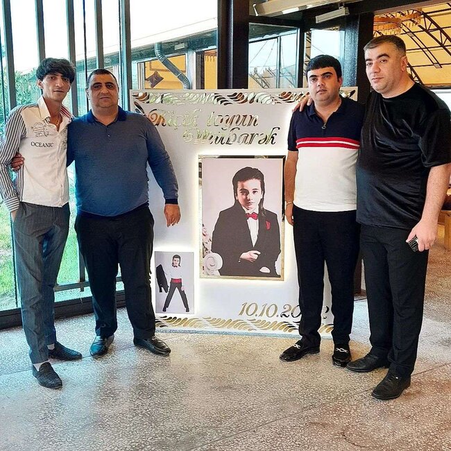 Rəşad Dağlı oğluna kiçik toy etdi