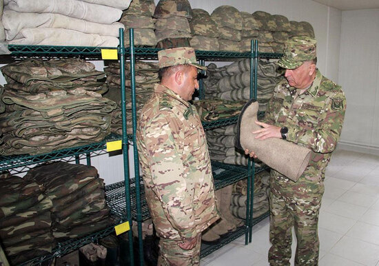 Baş Qərargah rəisi Kəlbəcərə gedib - FOTO