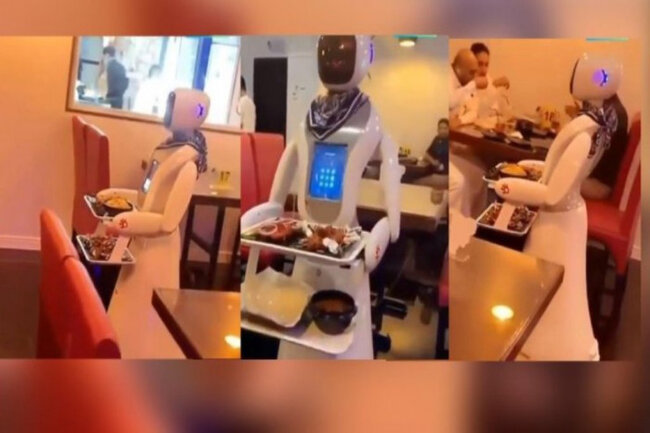 Səudiyyədə restoranlarda robotlar işləməyə başladı