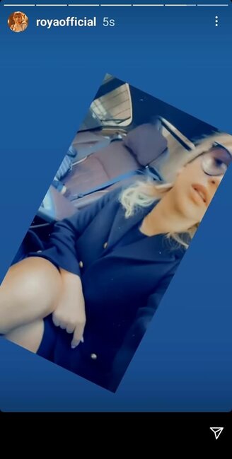 Röya LÜKS avtomobilindən GÖRÜNTÜLƏRİNİ PAYLAŞDI - FOTO