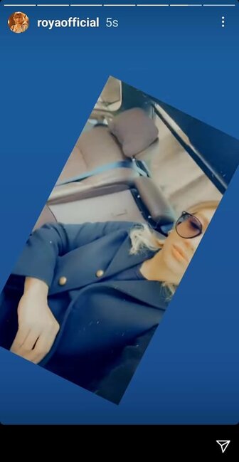 Röya LÜKS avtomobilindən GÖRÜNTÜLƏRİNİ PAYLAŞDI - FOTO